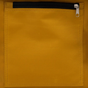 Chariot de course pliable 2 roues "Modern Color" jaune moutarde