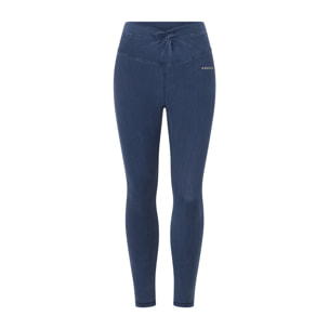 Jeggings N.O.W. 7/8 con vita alta in tencel denim