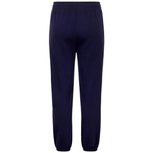 Kappa - Pantaloni Donna Blu - Logo Sea Or