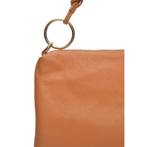 Borsa a tracolla Anna Luchini Cammello