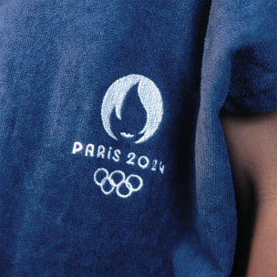 Poncho de bain Enfant 100% Coton, PARIS 2024 JEUX OLYMPIQUES LOGO