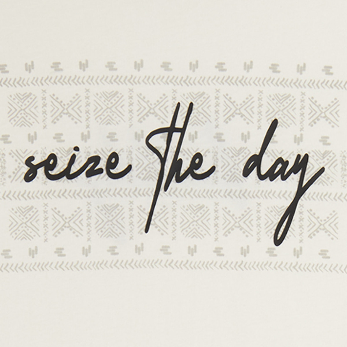 T-shirt comfort fit con slogan "Seize The Day"