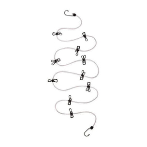 Fil à linge extensible 2,5 à 4,5 m Fackelmann Tecno