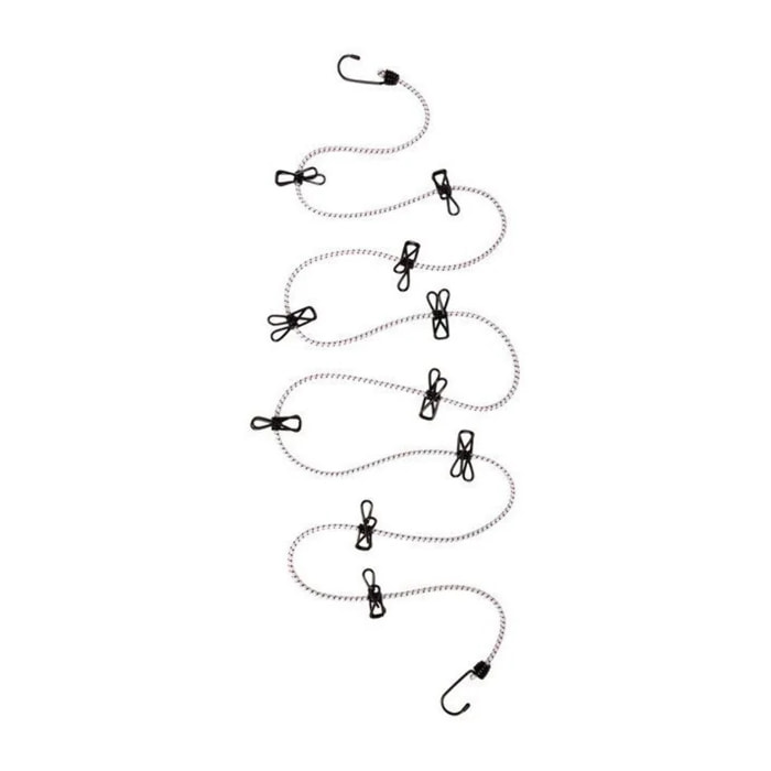 Fil à linge extensible 2,5 à 4,5 m Fackelmann Tecno