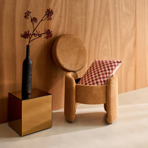 Tabouret coffre contemporain tissu KALO