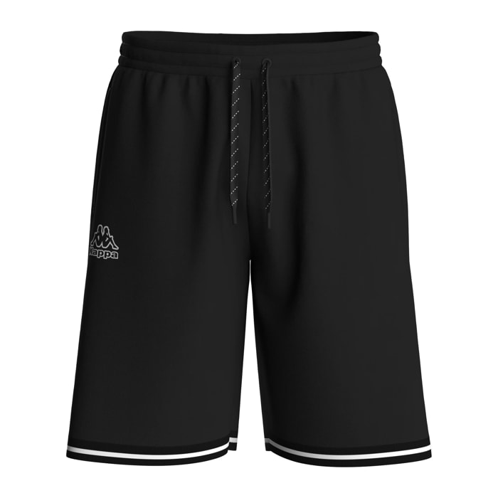 Kappa - Pantalones cortos Hombre Negro - Logo Idrop