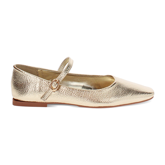 Ballerine donna oro chic