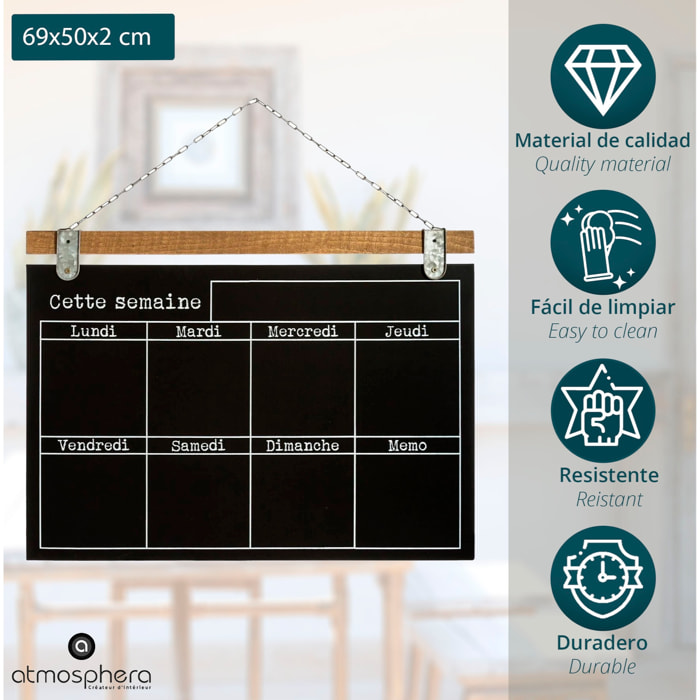 Pizarra semanal