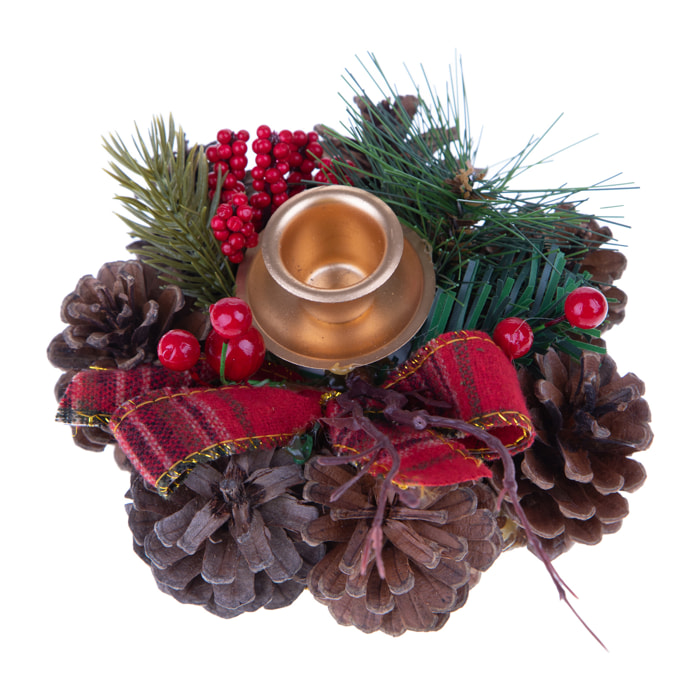 Portacandele - Pezzi 4 - 15xH5x15cm - Bianchi Dino SpA