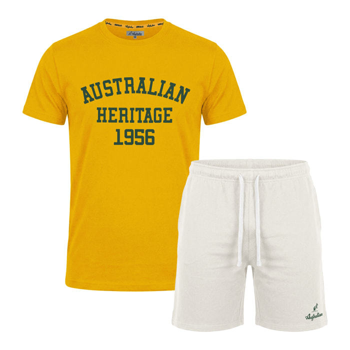 Completo Homewear Uomo Corto AUSTRALIAN Cotone