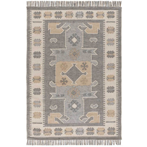 CHANDIA Alfombra kilim algodón reciclado multicolor, varias medidas disponibles