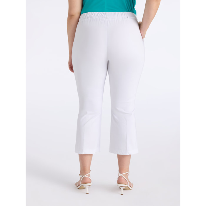 Fiorella Rubino - Pantaloni cropped - Bianco