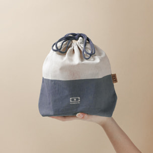 Sac repas taille L  Pochette L Bleu Infinity