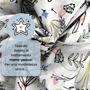 COMPLETO LETTO FANTASY PIAZZA E MEZZA - 100% MICROFIBRA