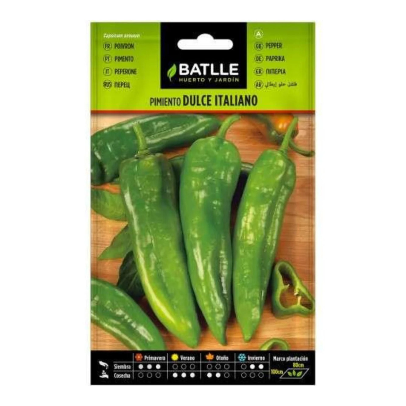 Semillas de Pimiento dulce Italiano Batlle