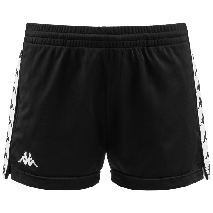 Kappa - Pantaloni Corti Bambina Nero - 222 Banda Ladytread