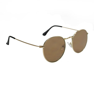 Gafas de sol OCEAN TOKYO - Dorado brillante / Marrón transparente