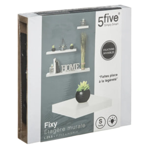Étagère murale "Fixy" 23,5cm blanc