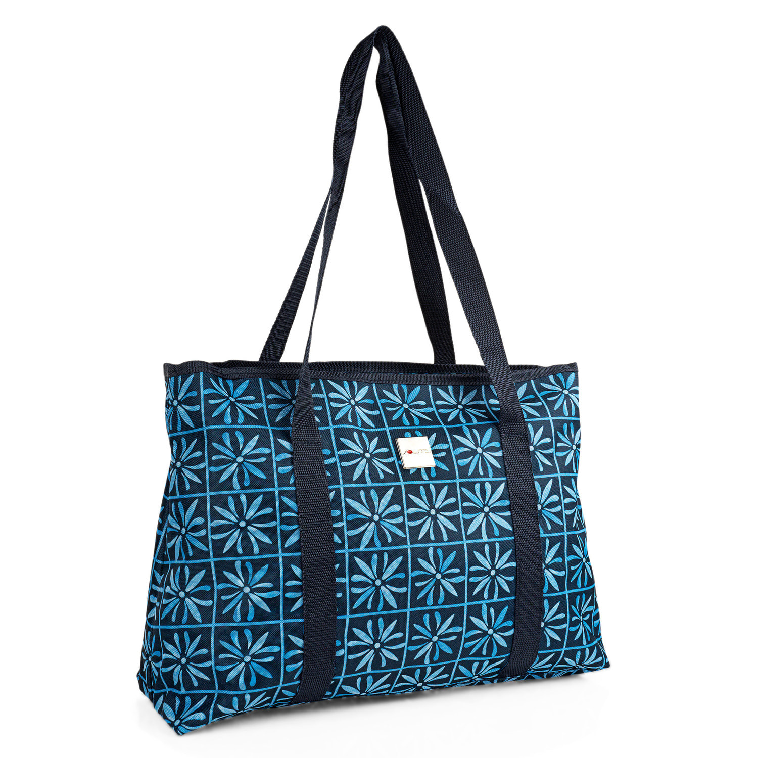 Bolso Shopper-Tote Itaca Solite Azul Marino