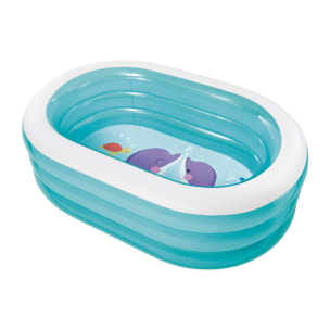 Intex Piscina Baby Ovale, Colori Assortiti, 163x107x46 cm