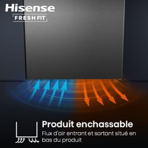 Réfrigérateur combiné HISENSE RB3K330SAIC