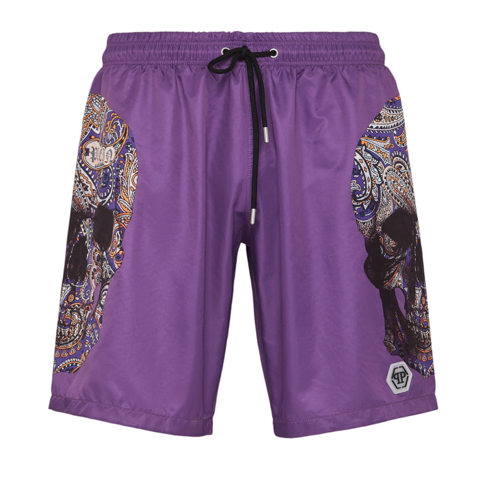 PHILIPP PLEIN Swim Trunks PAISLEY