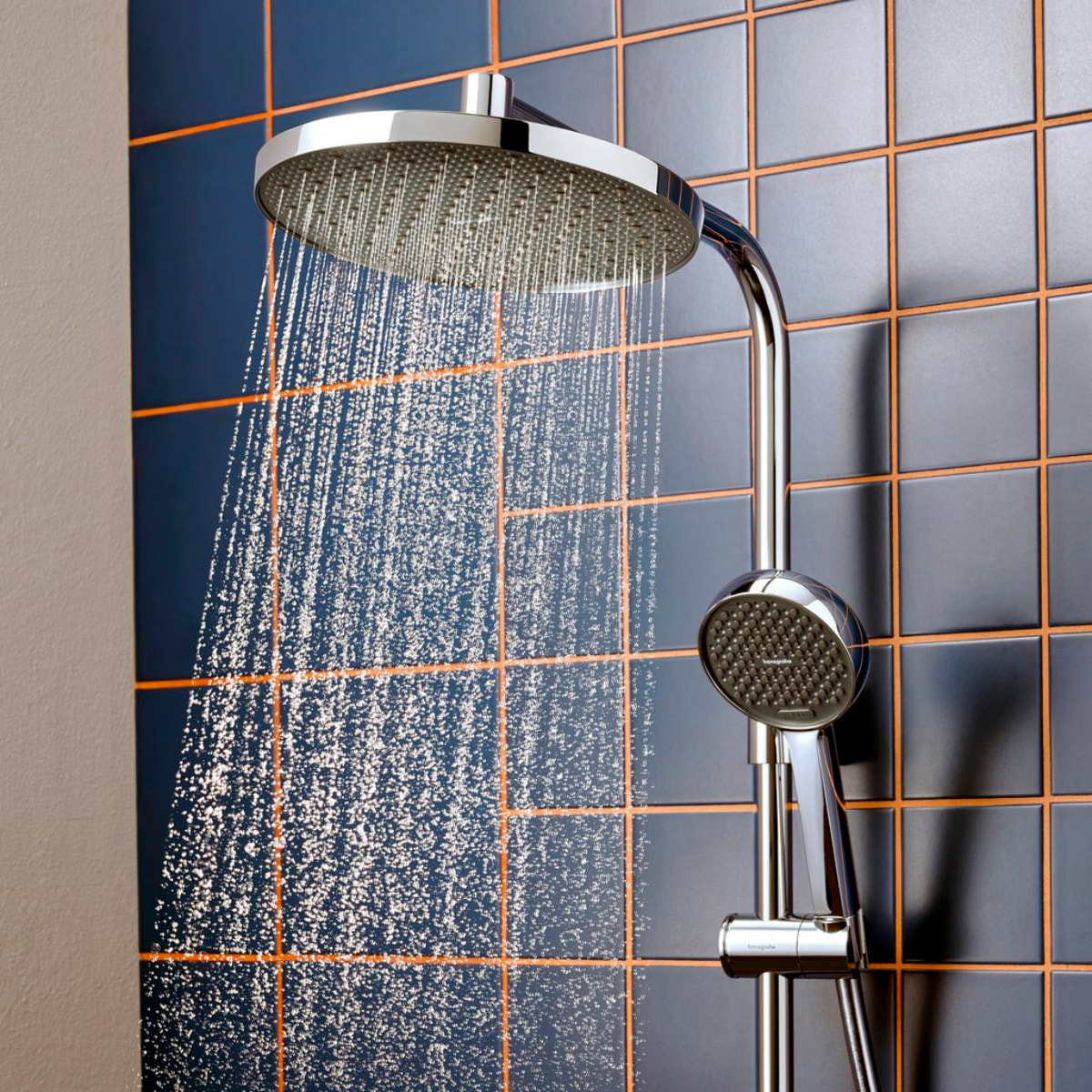 Colonne de douche thermostatique Activera S 240 EcoSmart chromé