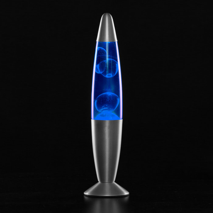 Lampada di lava Magma 25W - blu - 8,5x34 cm