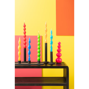 J-Line chandelier 4 Parties - métal - noir