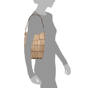 Arroscia bolso de hombro diseño geométrico.