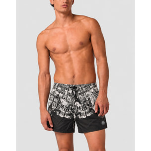 PHILIPP PLEIN Pantalones cortos SKULL