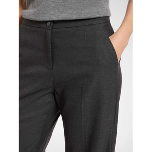 Elena Mirò - Pantaloni maschili in flanella - Grigio