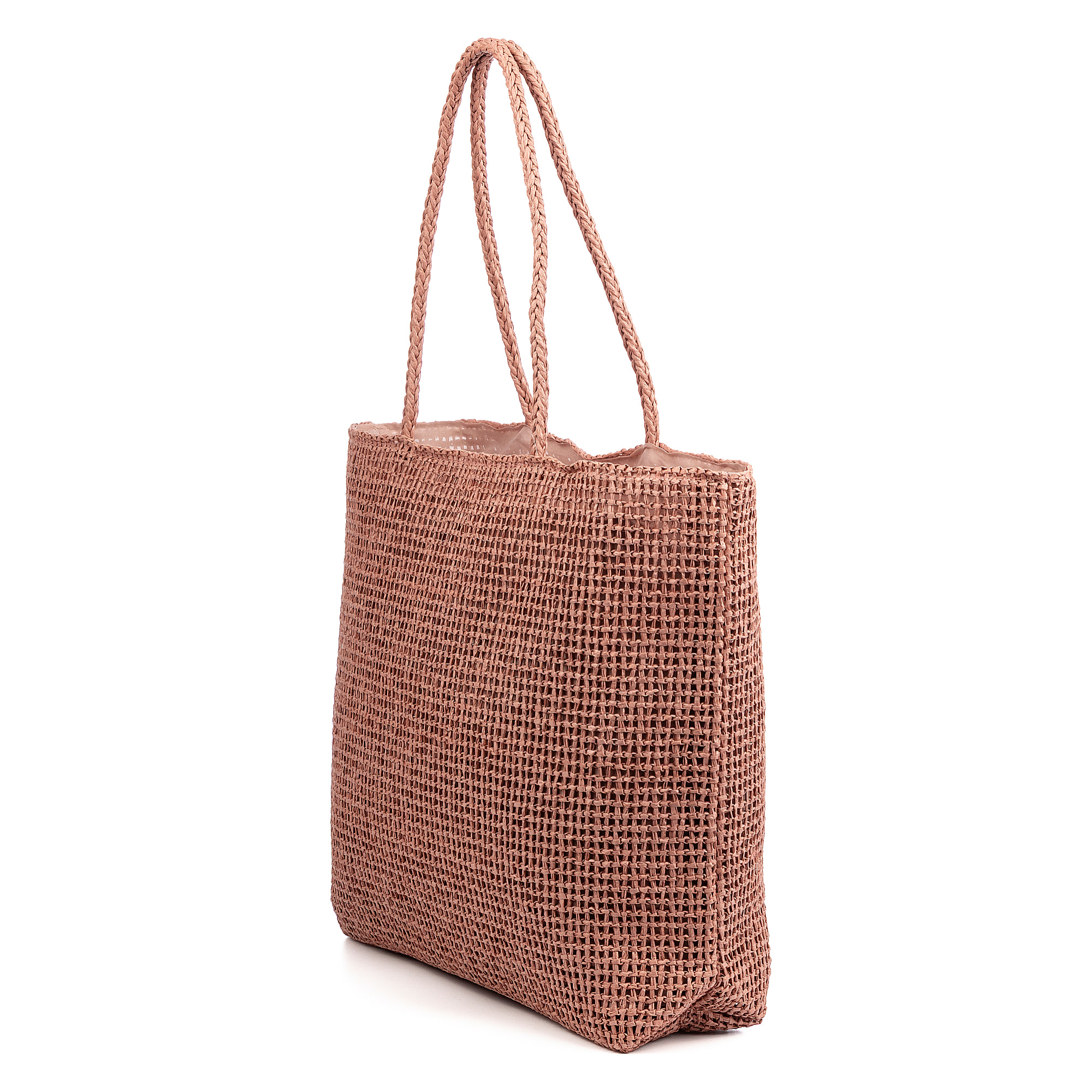 Bergeggi Borsa shopper Donna. Realizzata in carta intrecciata design "Summer"