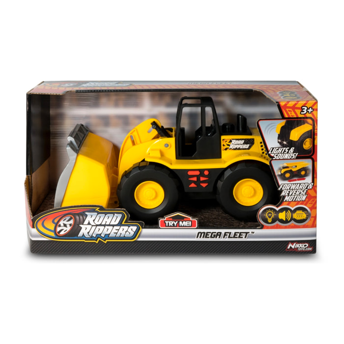 Veicoli da Cantiere con Luci e Suoni - Ruspa (30cm)