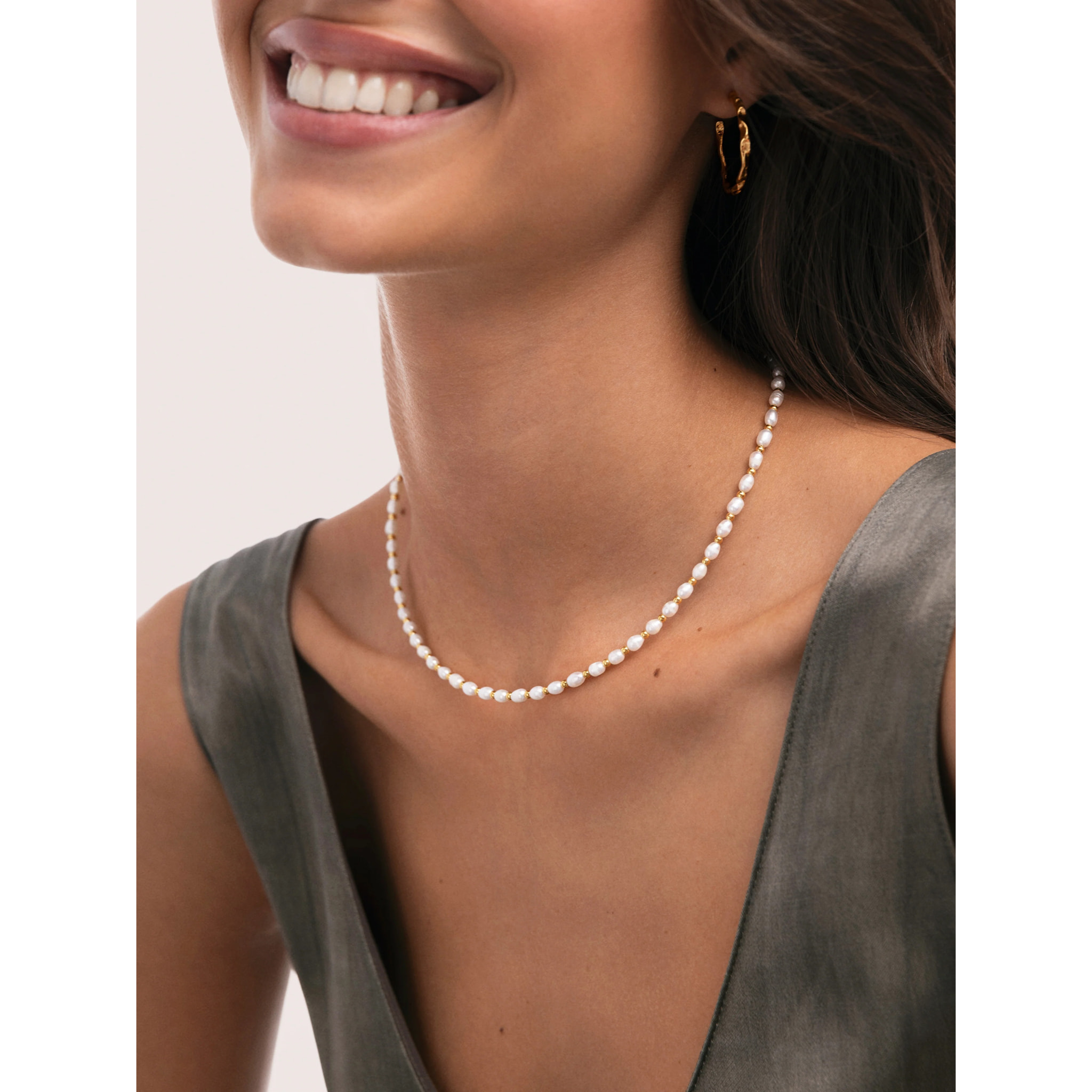 Collana Olympia Acciao Placcato Oro