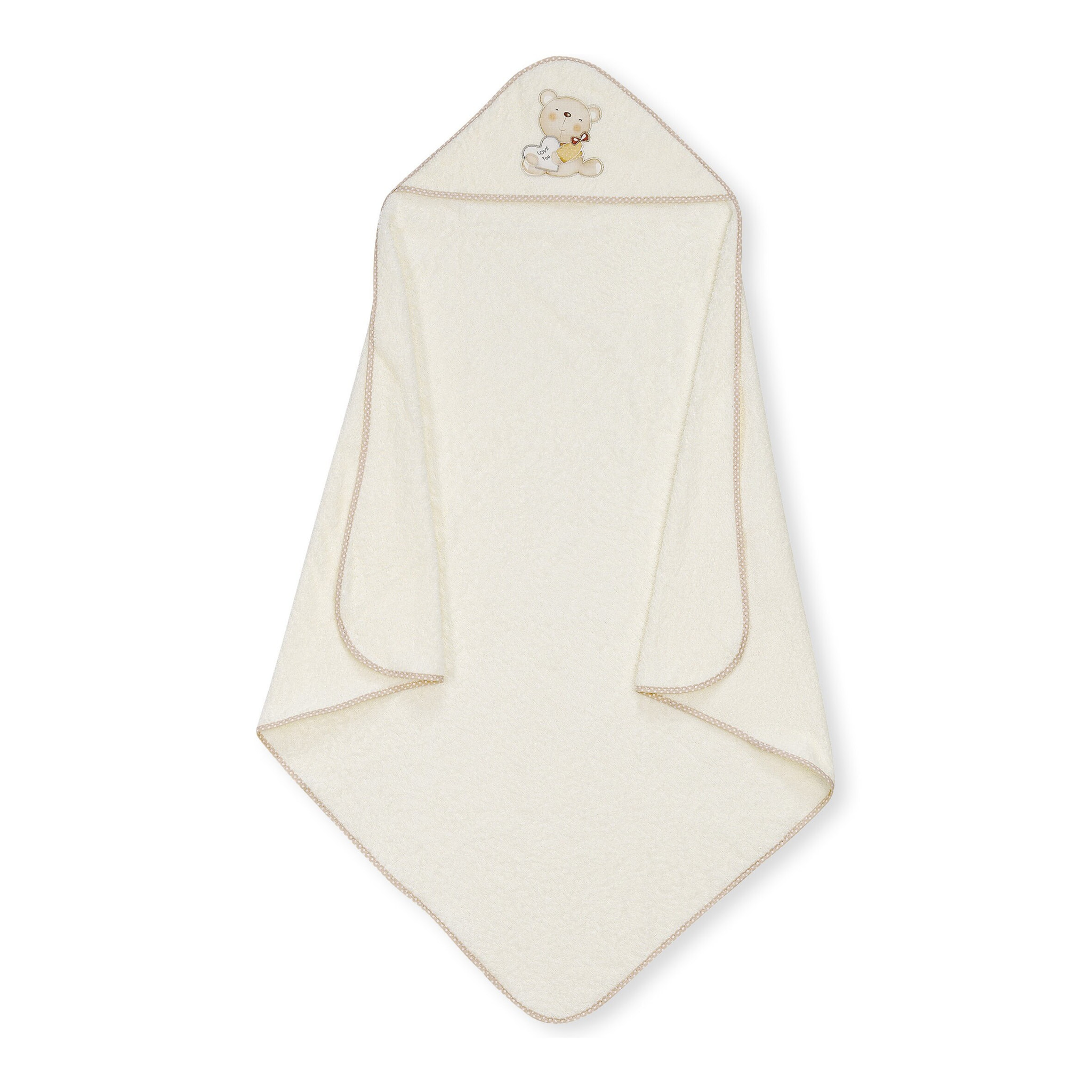 Capa de Baño Love You con Peine y Cepillo