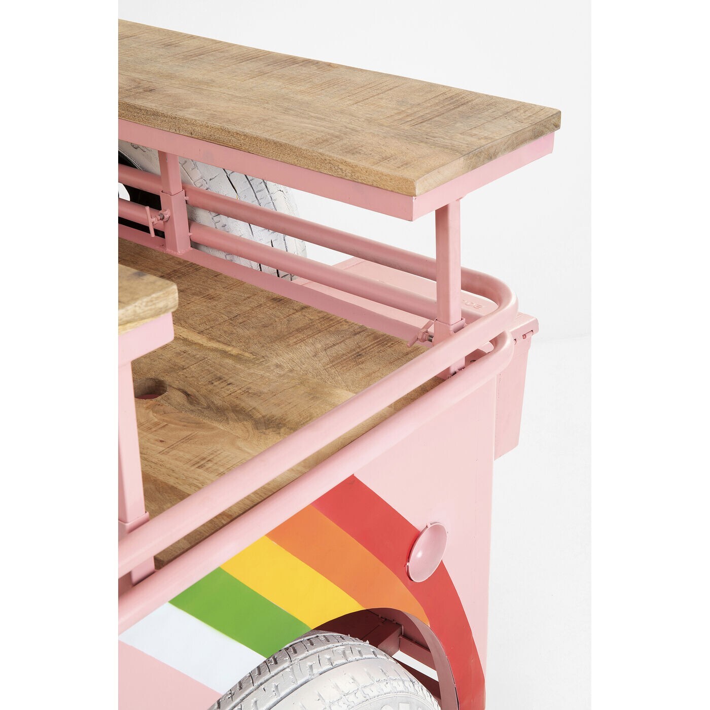 Bar Flower Power voiture rose Kare Design