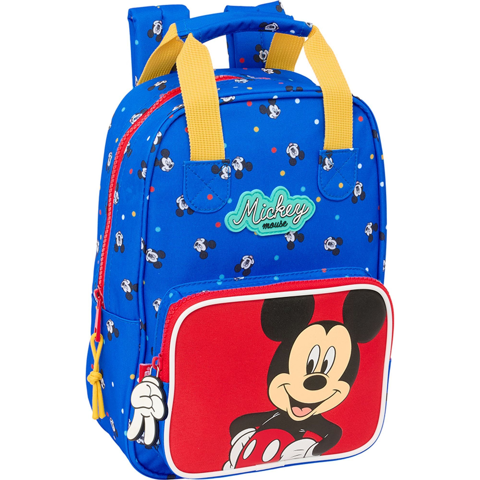 Mochila infantil con asas adapt. a carro mickey mouse "good day"