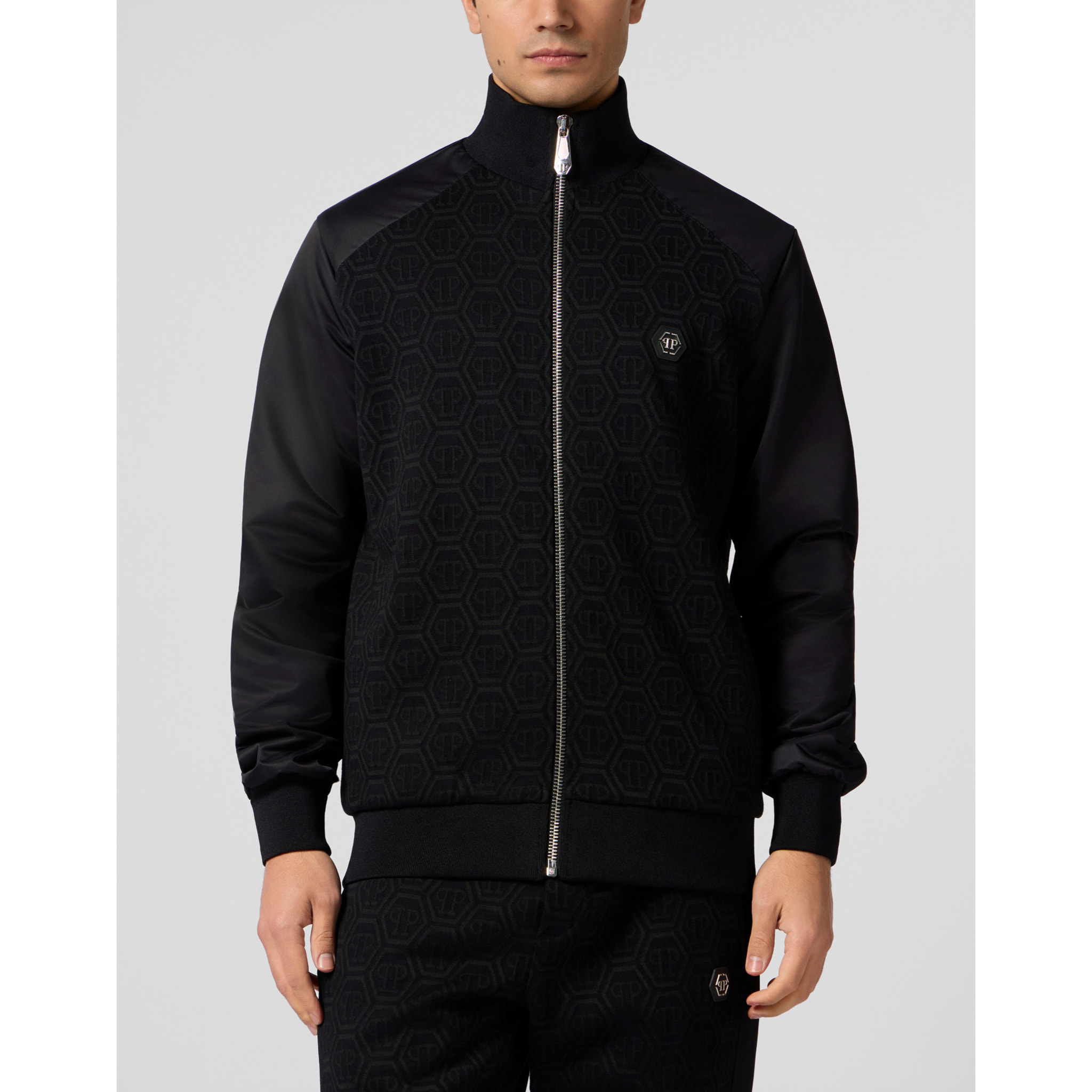 PHILIPP PLEIN Composed Tracksuit Jacket Monogram Monogram