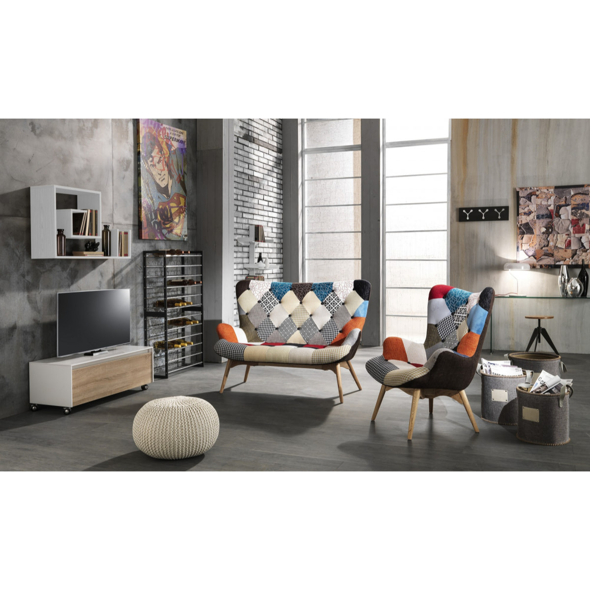 Tomasucci  Mensola da parete modello SNAIL WHITE bianco