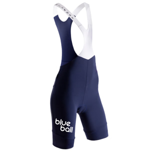 Culotte corto de ciclismo para mujer BLUEBALL Climber - Azul marino