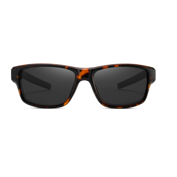 Occhiali da sole PALOALTO modello SANDBOARD, nel colore Montatura tartarugata opaca con lenti polarizzate fumé