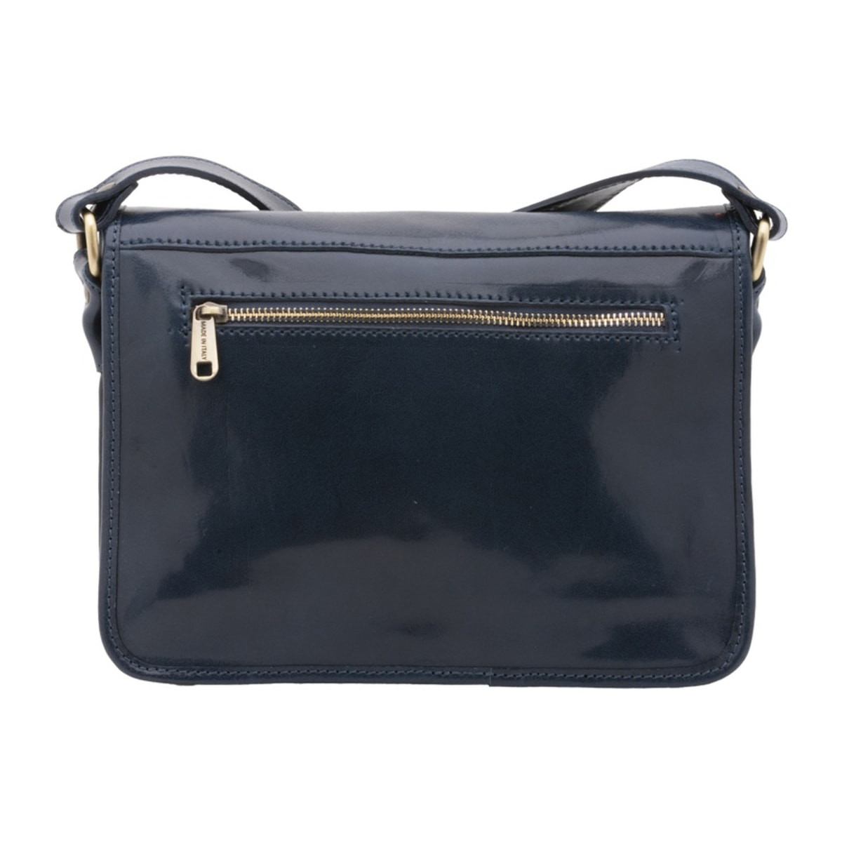 Borsa a tracolla da donna - Modello False - 100% vera pelle - 27.5 x 22.0 x 12.0 cm