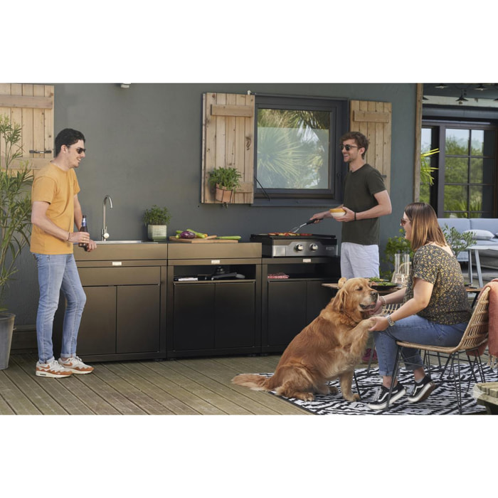 CUISINE 3 ELEMENTS - NOIR - LE MARQUIER