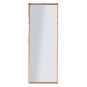 SPECCHIO DA MURO BERLINO ROSA CM 55X2X150 (MISURA SPECCHIO CM 49X143,5)