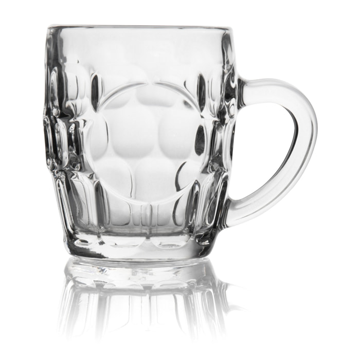 Set 6 Boccali Birra Excelsa – Praga, Vetro Trasparente 29 cl