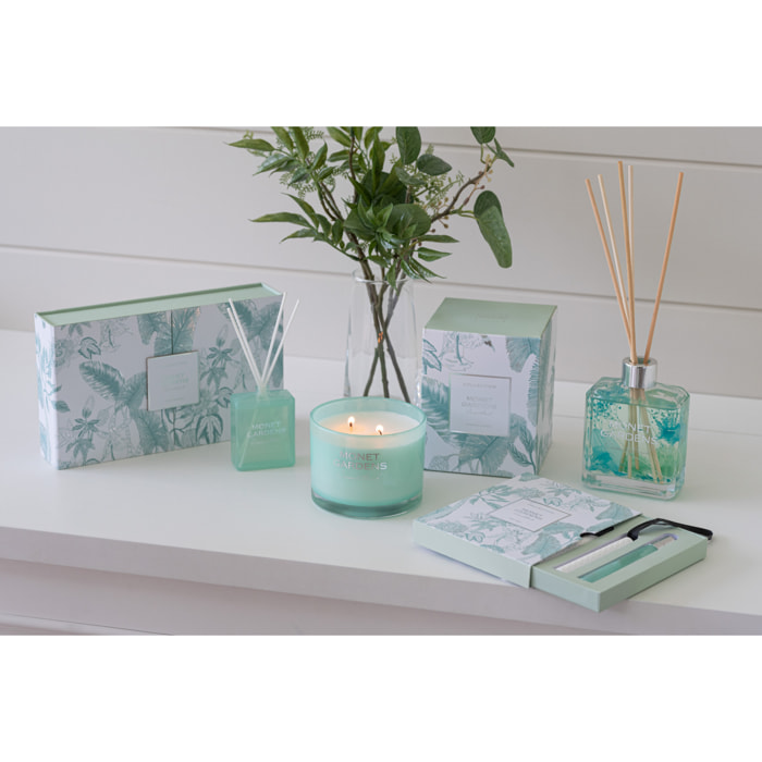 J-Line branche dans vase + eau artificielle - plastique - vert