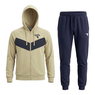 Tuta Uomo DIADORA Cotone French Terry Zip Cappuccio Art.102.182905