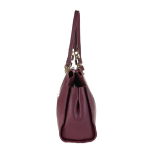 Borsa a spalla da donna Made in Italy - Modello Zelia Elite - 100% pelle - 38.0 x 26.5 x 12.0 cm