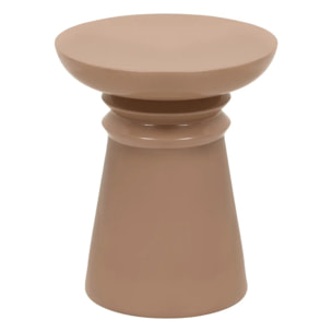 Table d'appoint Jaya ronde D.38cm marron